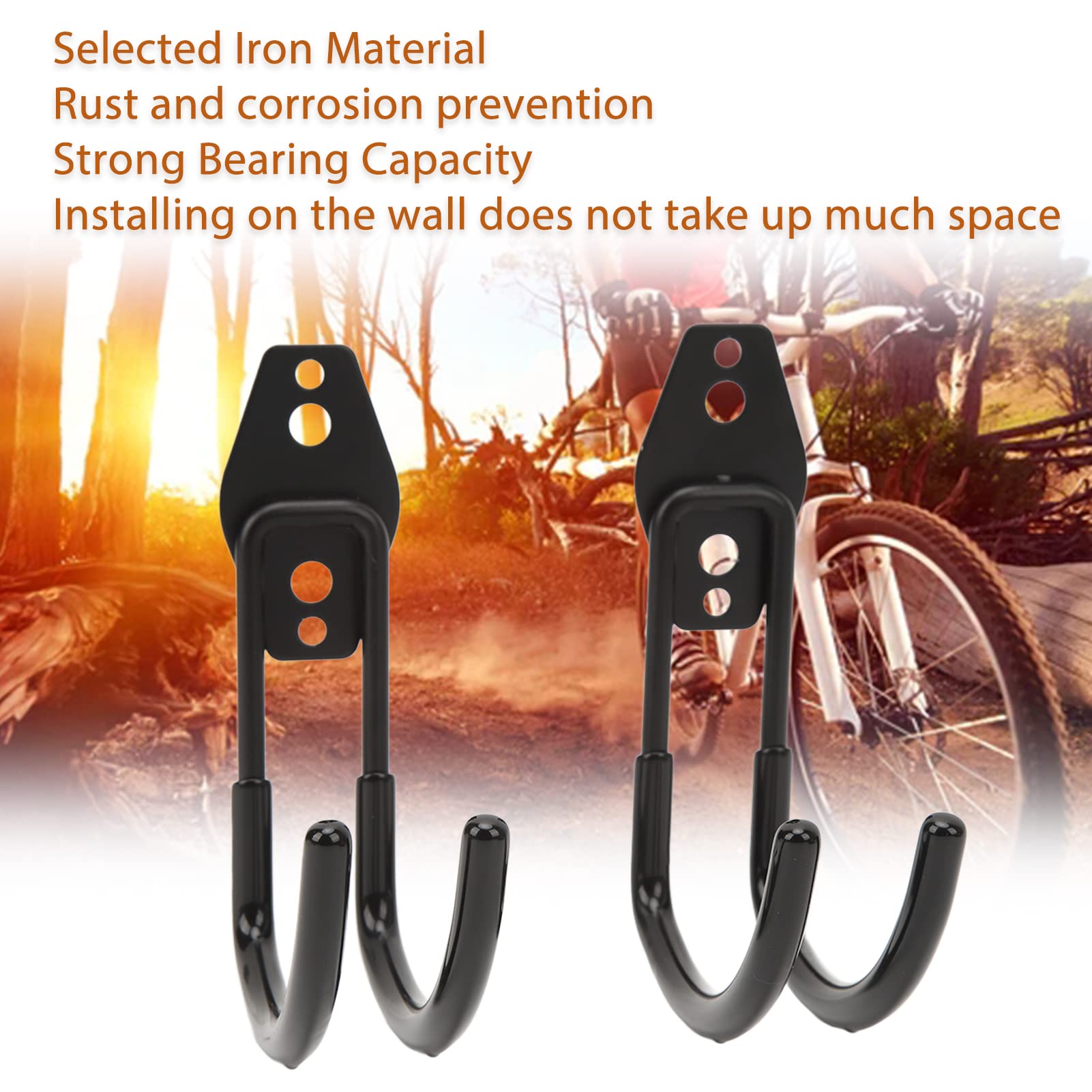 ☆ Garage Hanger LB Ver.4 4-Piece Heavy Duty Garage Storage Hooks, Square and Curved